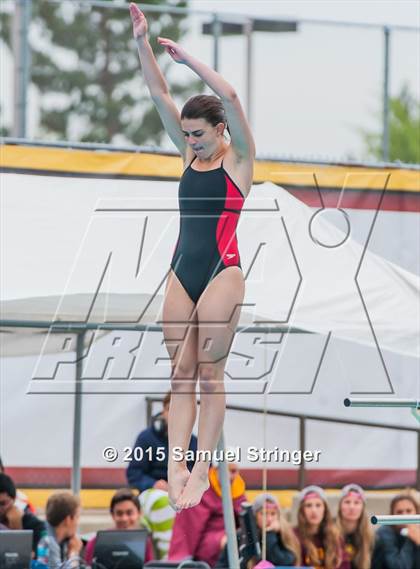 Thumbnail 3 in CIF State Girls Diving Championships photogallery.