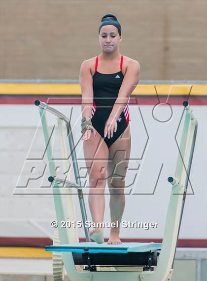 Thumbnail 2 in CIF State Girls Diving Championships photogallery.