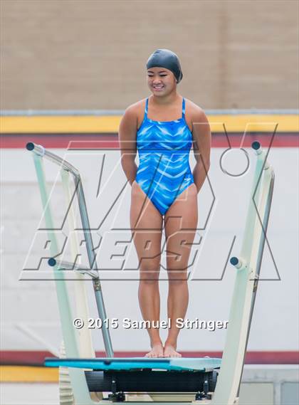 Thumbnail 2 in CIF State Girls Diving Championships photogallery.