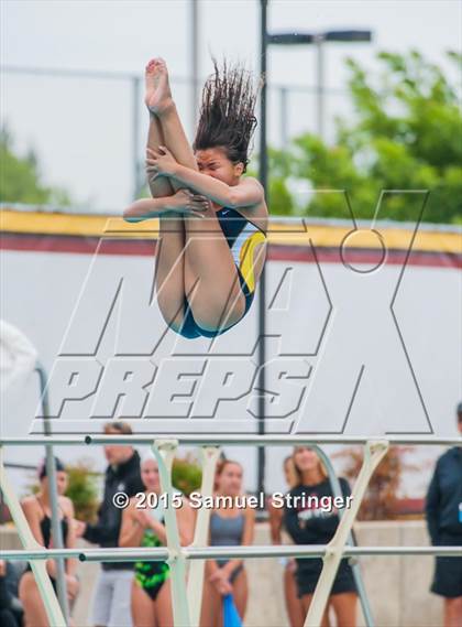 Thumbnail 3 in CIF State Girls Diving Championships photogallery.