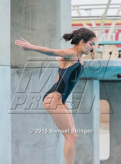 Thumbnail 1 in CIF State Girls Diving Championships photogallery.