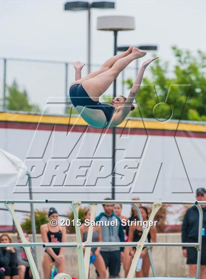 Thumbnail 1 in CIF State Girls Diving Championships photogallery.