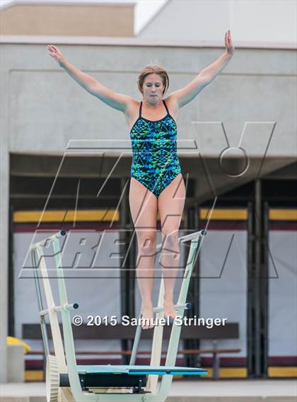 Thumbnail 1 in CIF State Girls Diving Championships photogallery.
