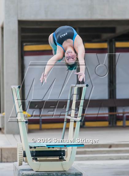 Thumbnail 3 in CIF State Girls Diving Championships photogallery.