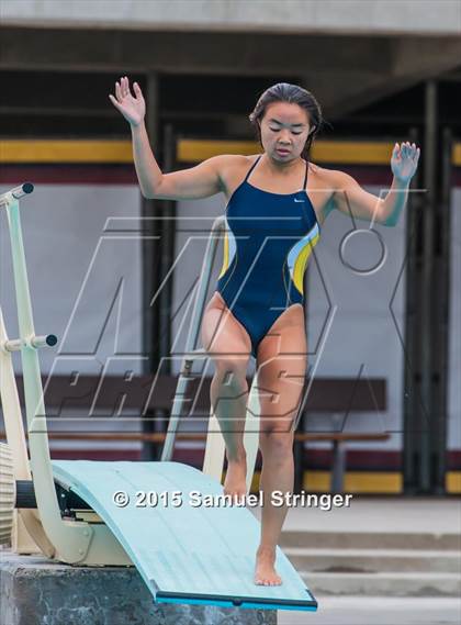 Thumbnail 3 in CIF State Girls Diving Championships photogallery.