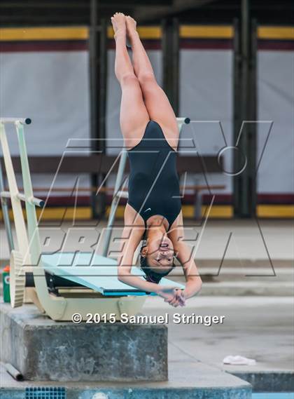 Thumbnail 2 in CIF State Girls Diving Championships photogallery.
