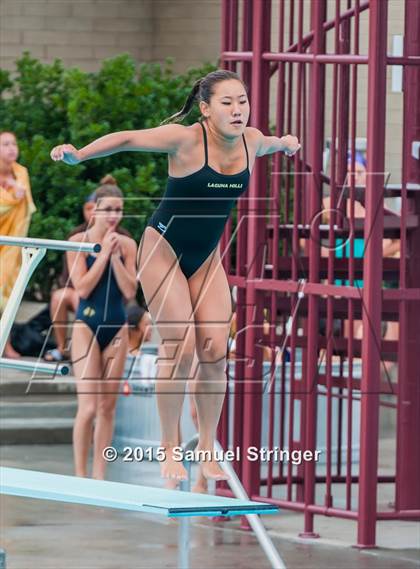 Thumbnail 1 in CIF State Girls Diving Championships photogallery.
