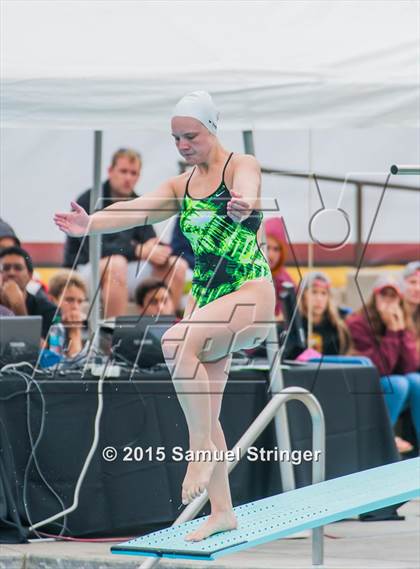 Thumbnail 1 in CIF State Girls Diving Championships photogallery.