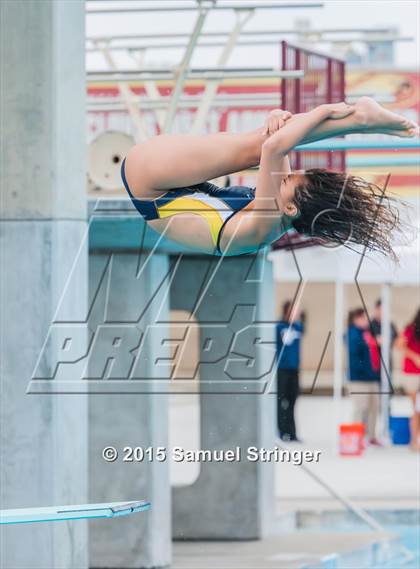 Thumbnail 3 in CIF State Girls Diving Championships photogallery.