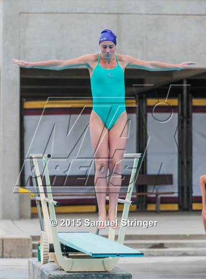 Thumbnail 2 in CIF State Girls Diving Championships photogallery.
