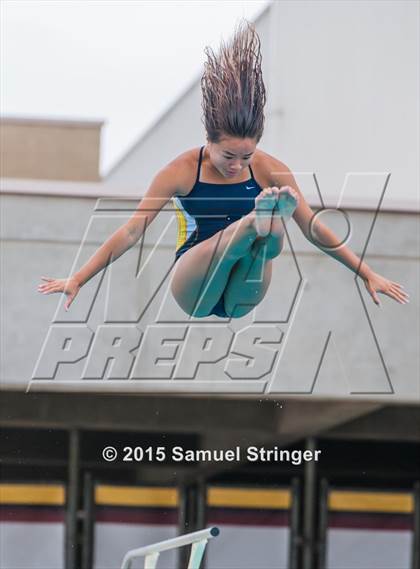 Thumbnail 2 in CIF State Girls Diving Championships photogallery.