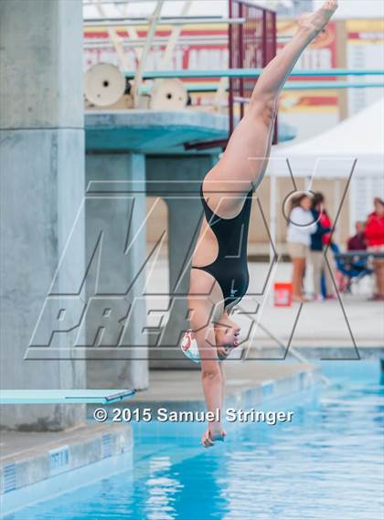 Thumbnail 1 in CIF State Girls Diving Championships photogallery.