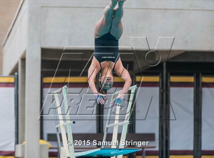 Thumbnail 2 in CIF State Girls Diving Championships photogallery.