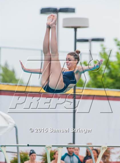 Thumbnail 2 in CIF State Girls Diving Championships photogallery.