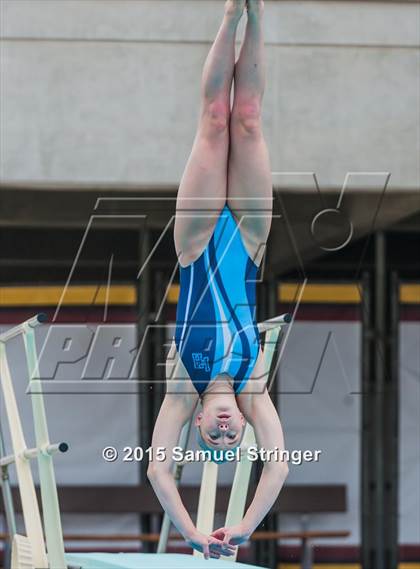 Thumbnail 2 in CIF State Girls Diving Championships photogallery.