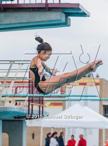 Thumbnail 2 in CIF State Girls Diving Championships photogallery.