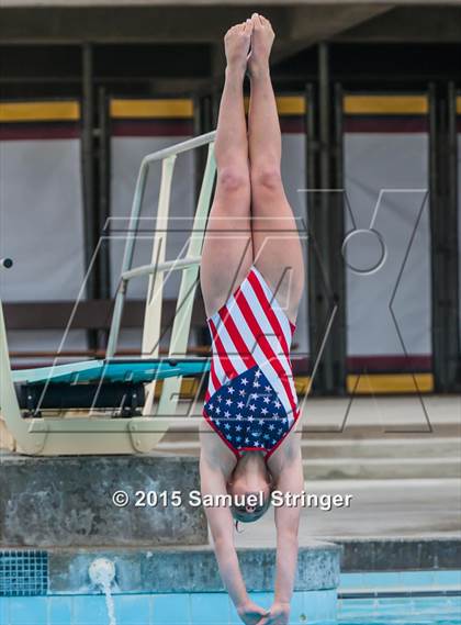 Thumbnail 1 in CIF State Girls Diving Championships photogallery.