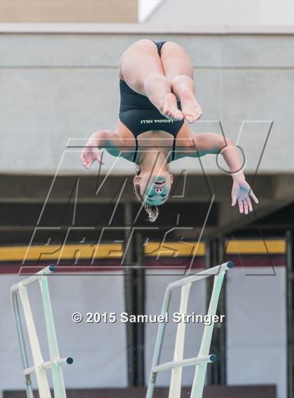 Thumbnail 1 in CIF State Girls Diving Championships photogallery.