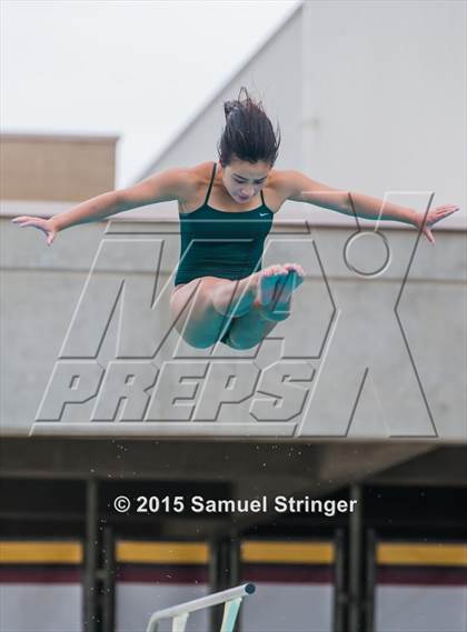 Thumbnail 1 in CIF State Girls Diving Championships photogallery.