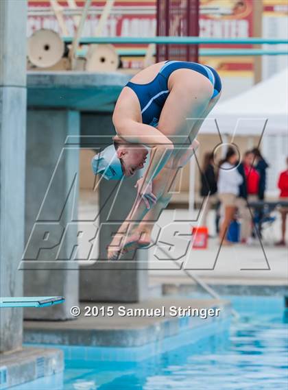 Thumbnail 1 in CIF State Girls Diving Championships photogallery.