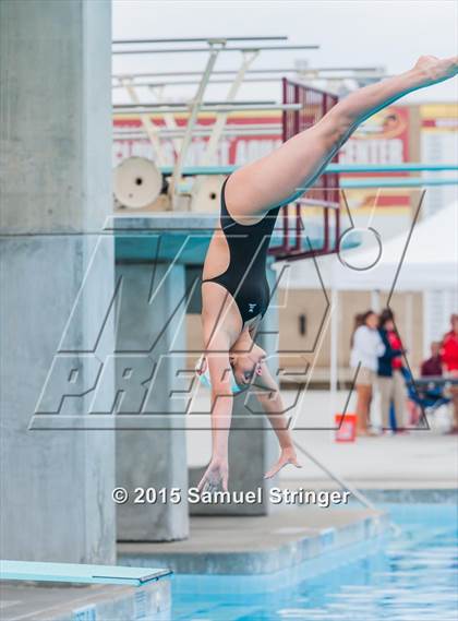 Thumbnail 3 in CIF State Girls Diving Championships photogallery.