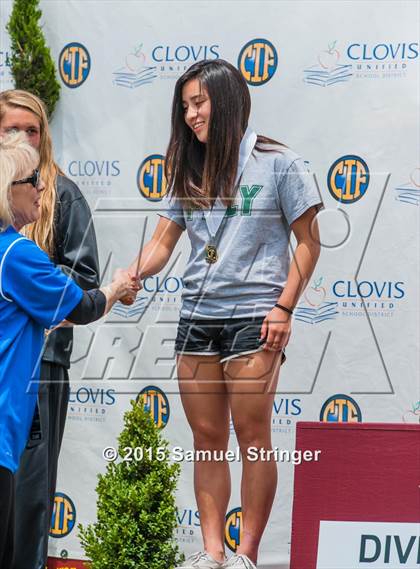 Thumbnail 1 in CIF State Girls Diving Championships photogallery.
