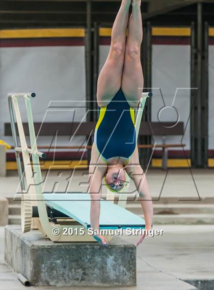 Thumbnail 3 in CIF State Girls Diving Championships photogallery.