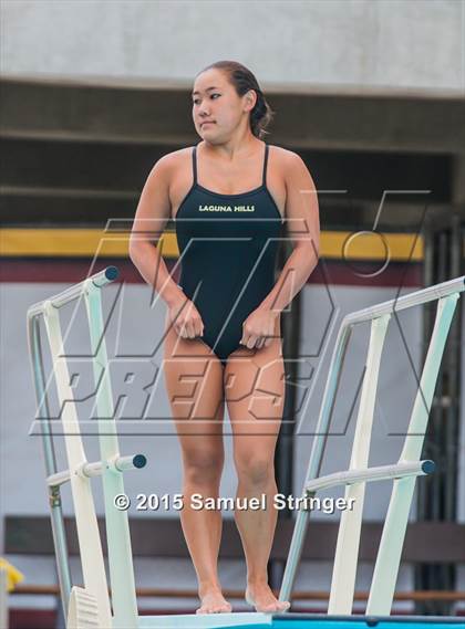 Thumbnail 2 in CIF State Girls Diving Championships photogallery.