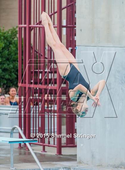 Thumbnail 2 in CIF State Girls Diving Championships photogallery.