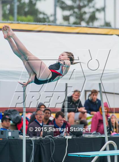 Thumbnail 3 in CIF State Girls Diving Championships photogallery.
