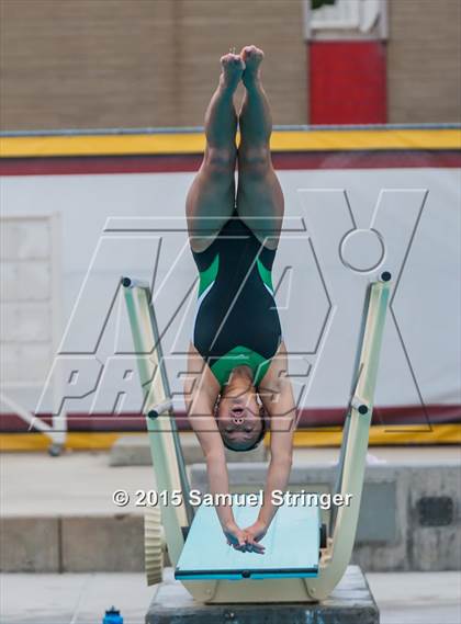 Thumbnail 2 in CIF State Girls Diving Championships photogallery.