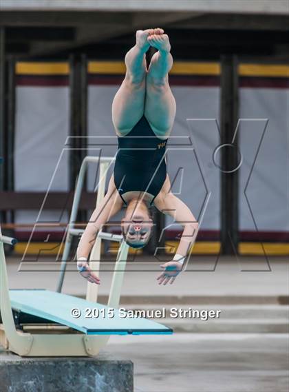 Thumbnail 1 in CIF State Girls Diving Championships photogallery.