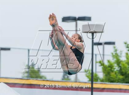Thumbnail 1 in CIF State Girls Diving Championships photogallery.