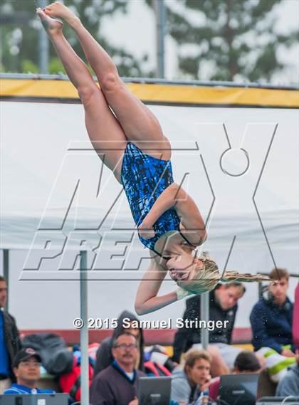 Thumbnail 1 in CIF State Girls Diving Championships photogallery.