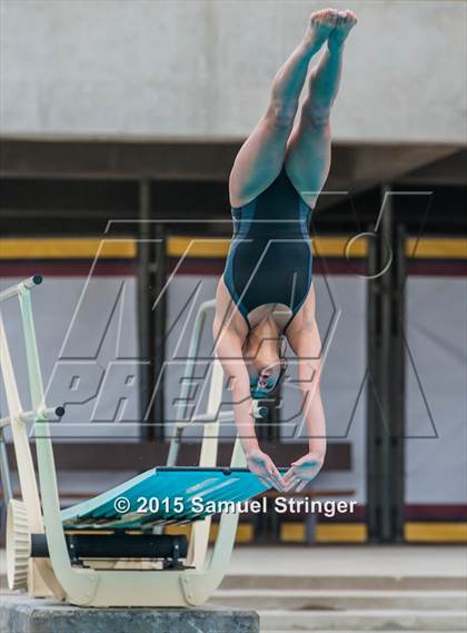 Thumbnail 1 in CIF State Girls Diving Championships photogallery.