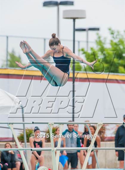 Thumbnail 3 in CIF State Girls Diving Championships photogallery.