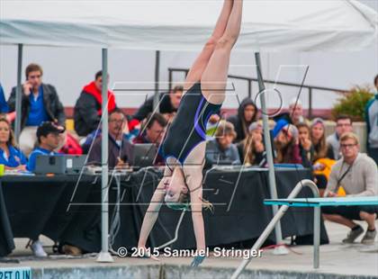 Thumbnail 1 in CIF State Girls Diving Championships photogallery.