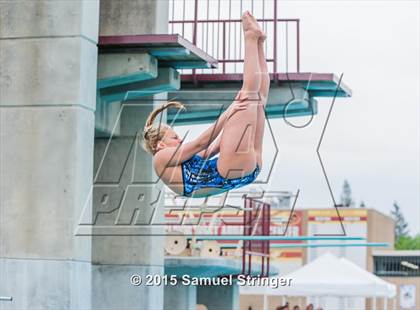 Thumbnail 3 in CIF State Girls Diving Championships photogallery.