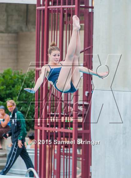 Thumbnail 2 in CIF State Girls Diving Championships photogallery.