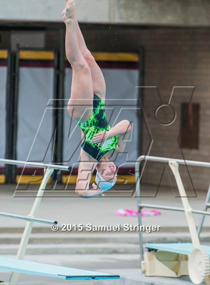 Thumbnail 1 in CIF State Girls Diving Championships photogallery.