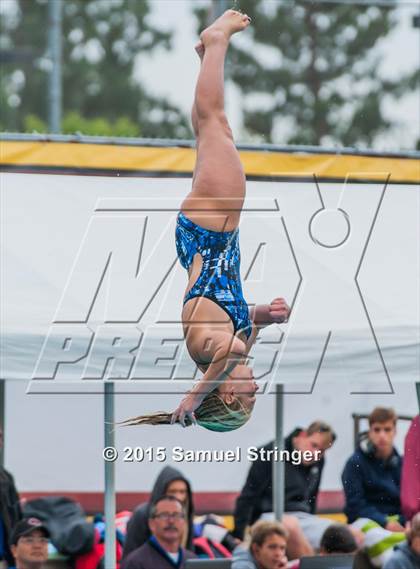 Thumbnail 3 in CIF State Girls Diving Championships photogallery.