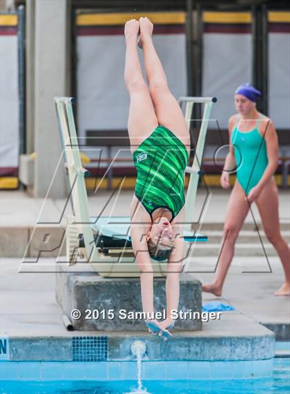 Thumbnail 1 in CIF State Girls Diving Championships photogallery.