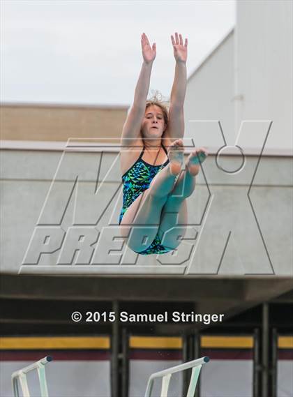 Thumbnail 1 in CIF State Girls Diving Championships photogallery.
