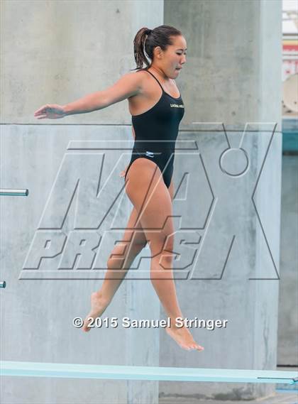 Thumbnail 3 in CIF State Girls Diving Championships photogallery.