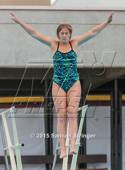 Thumbnail 3 in CIF State Girls Diving Championships photogallery.