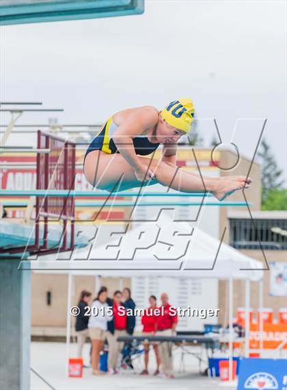 Thumbnail 2 in CIF State Girls Diving Championships photogallery.