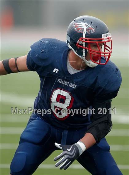 Thumbnail 2 in Monterey Trail vs. Pleasant Grove (CIF SJS D1 Final) photogallery.