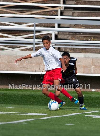 Thumbnail 1 in Sacramento Country Day vs. Millennium (CIF SJS D7 Final) photogallery.
