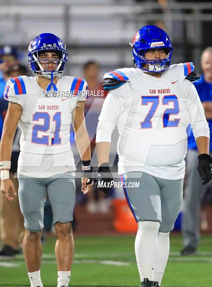 Thumbnail 2 in San Marcos vs South Pasadena (CIF SS Div 11 Rnd 1 Playoff) photogallery.