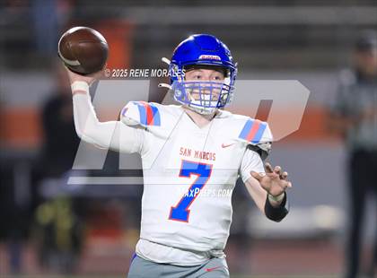 Thumbnail 1 in San Marcos vs South Pasadena (CIF SS Div 11 Rnd 1 Playoff) photogallery.